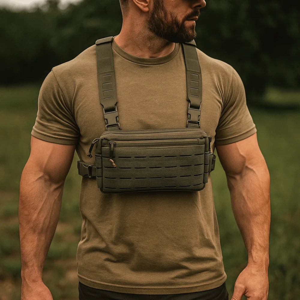 Sports Lightweight Backpack Equipped with System Multi-Functional Recon Kit Bag Outdoor Tool Kit Front Pouch Travel