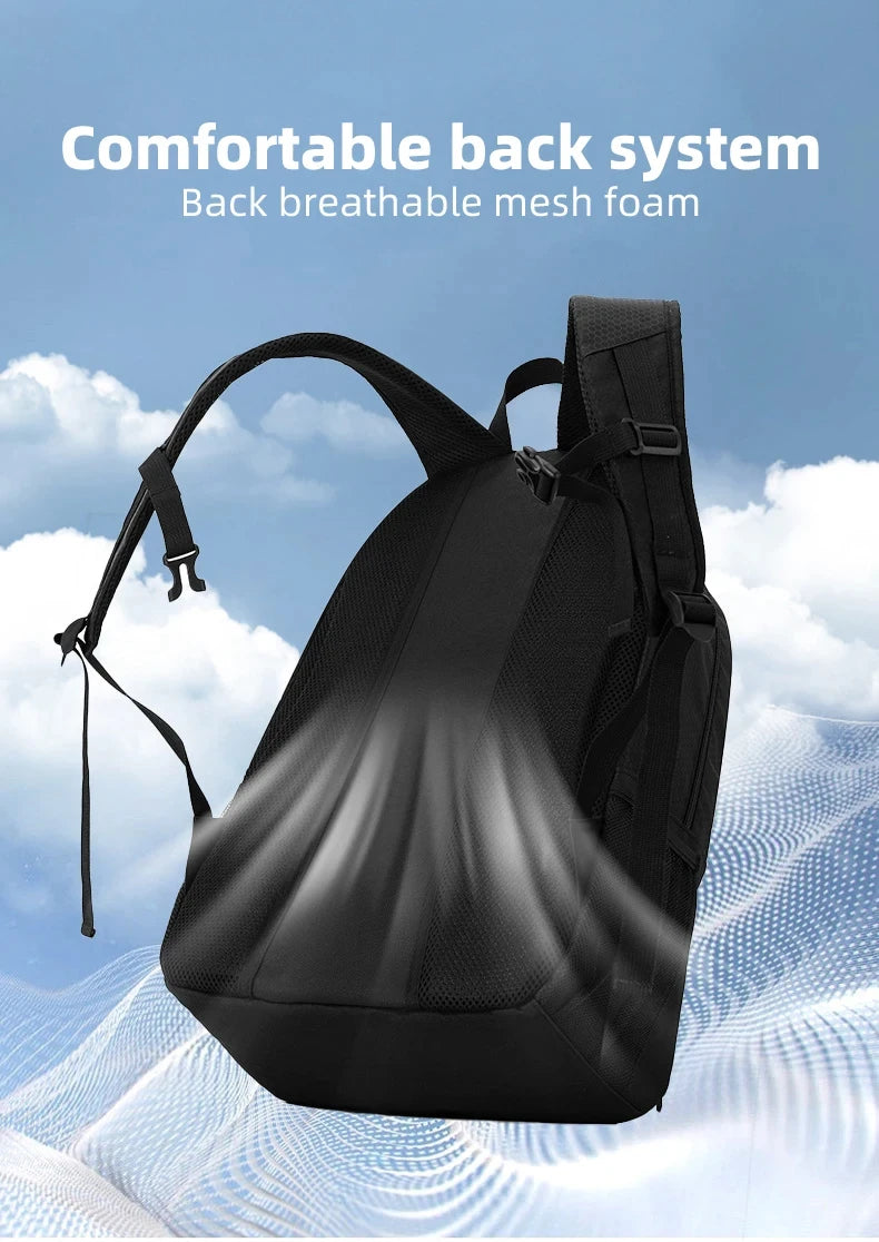 Sports Gym Fitness Yoga Backpack with Shoes Pocket Outdoor Large Camping Hiking Basketball Bag Capacity Soccer Equipment Pack