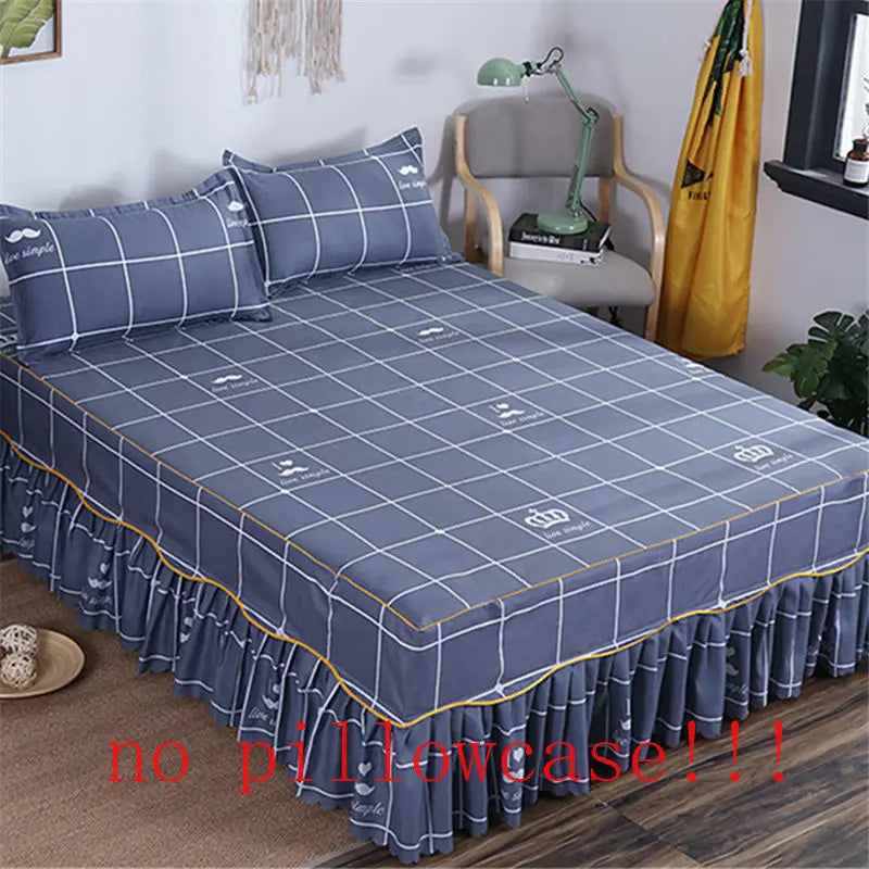Bed Skirts Four Season Universal Skin-friendly Comfortable Protective Bedding Luxury Anti-slip Bedsheets Fashion Home Decoration