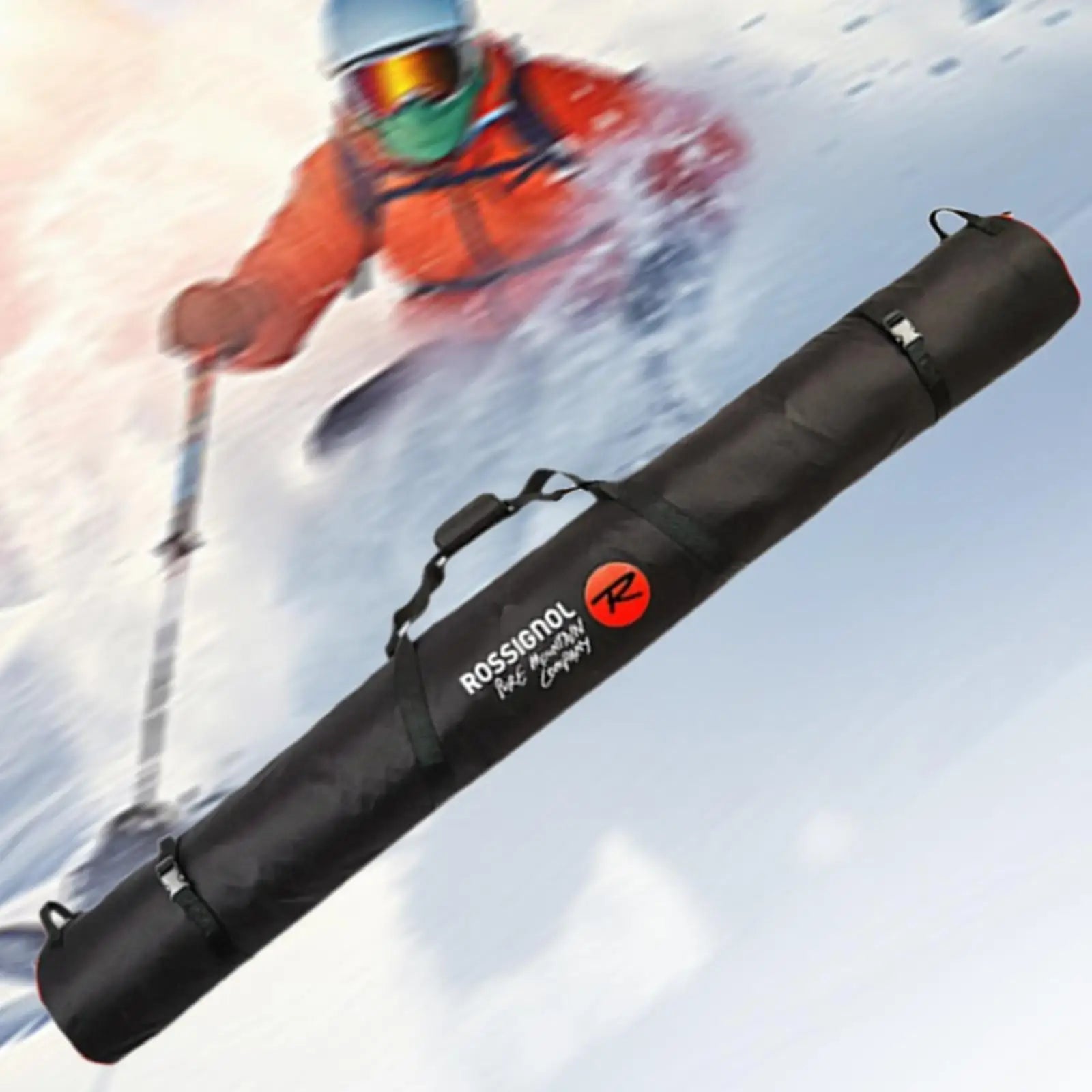 Ski Equipment Storage Bag with Straps Large Capacity Protective Bag for Snowboarding Skiing Winter Sports Travel Men Women