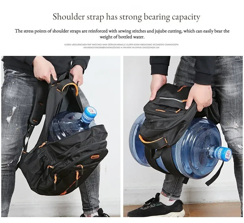 Men's Backpacks Oxford Waterproof Rucksack Business Computer Bag Casual Travel Backpack Senior High School Student Schoolbag sac