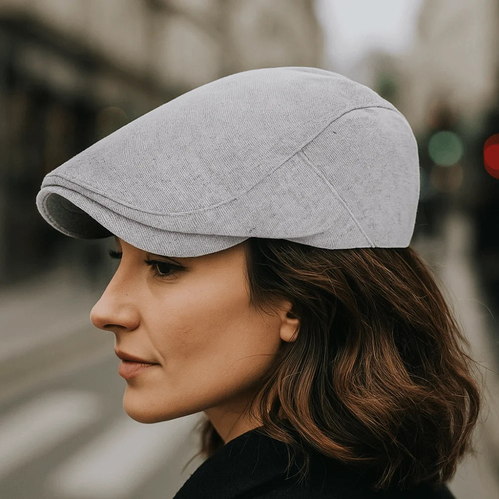 Curved Brimmed Hat Breathable Peaked Cap Plain Design Casual Duckbill Hats Short Brim Comfortable Flat Hats Daily Use