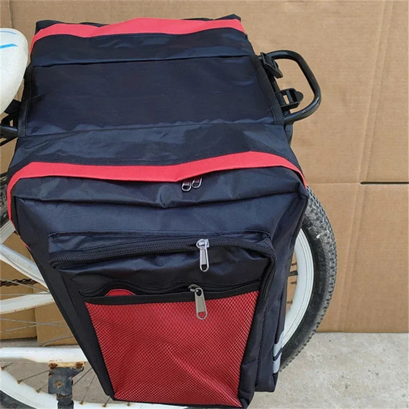 Bike Trunk Bag Luggage High-capacity Back Seat Double Side Cycling Bycicle Durable Travel