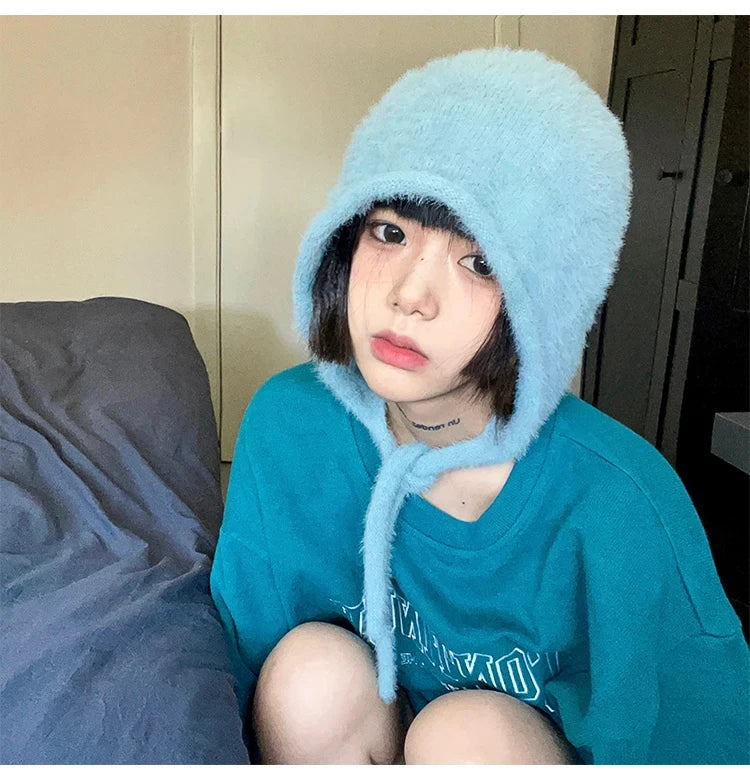 Beanies,Winter Fashion Knitted Hat Stacking Knitted Bonnet Caps Hip-Hop Soft Warm Winter for Women Girls