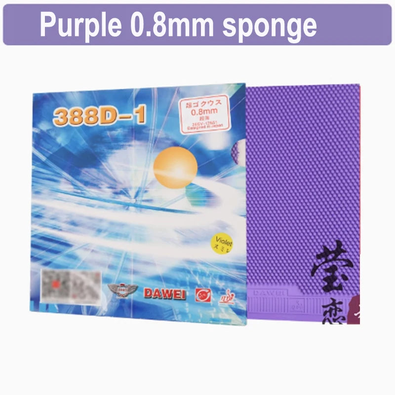 Dawei-Table tennis rackets 388d-1, rubber, long pimples, racquet sports equipment