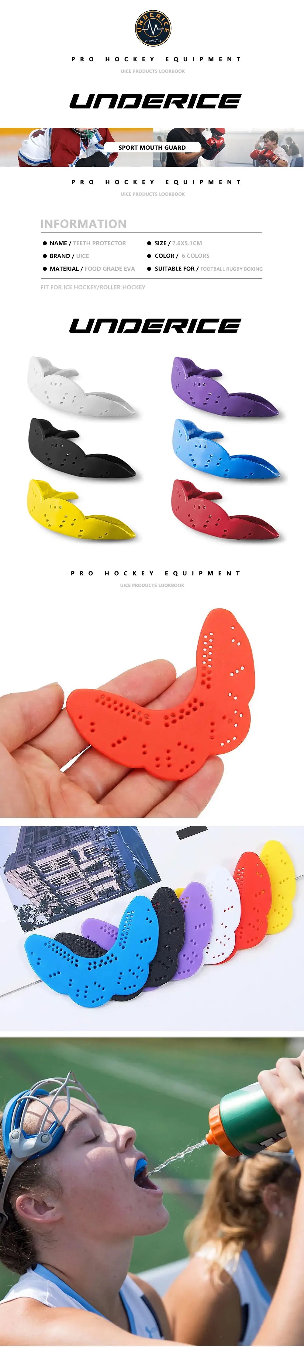 Hockey Equipment Sport Mouth Guard Teeth Protector Mouthguard Tooth Brace for Basketball Football Rugby Boxing Tooth Protection