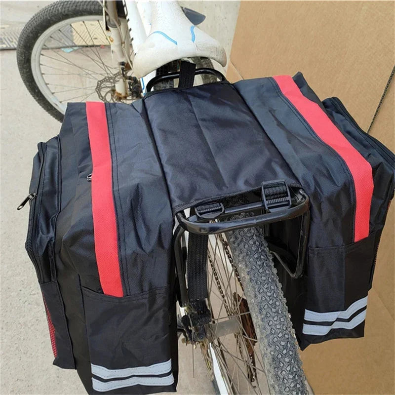 Bike Trunk Bag Luggage High-capacity Back Seat Double Side Cycling Bycicle Durable Travel