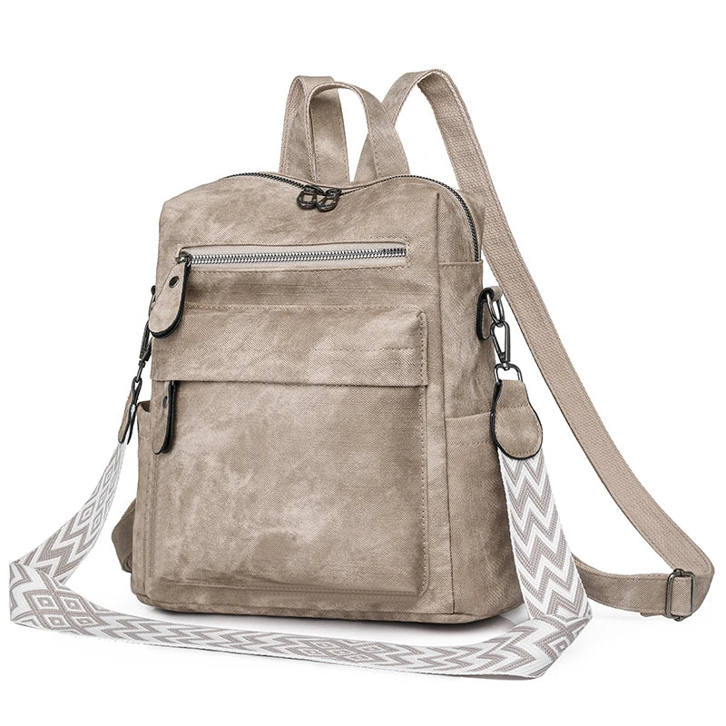 Fashion Backpacks Women Shoulder Bag Big Travel Bagpack Ladies Daypacks Large School Bags High Quality Leather Rucksacks Female