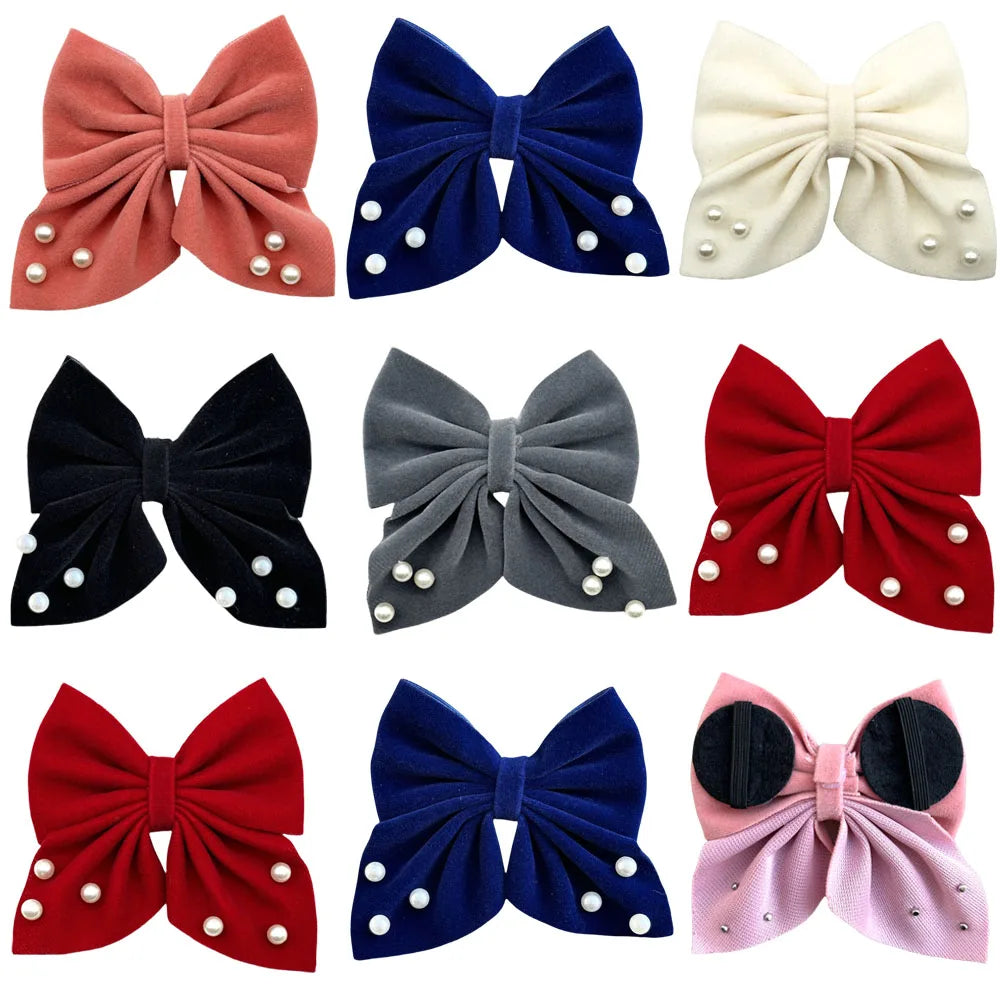 50/100pcs Removable Dog Bowties For Collar Fashion Small Dog Cat Bow Ties Collar Accessories For Dogs Grooming Pet Suppplies