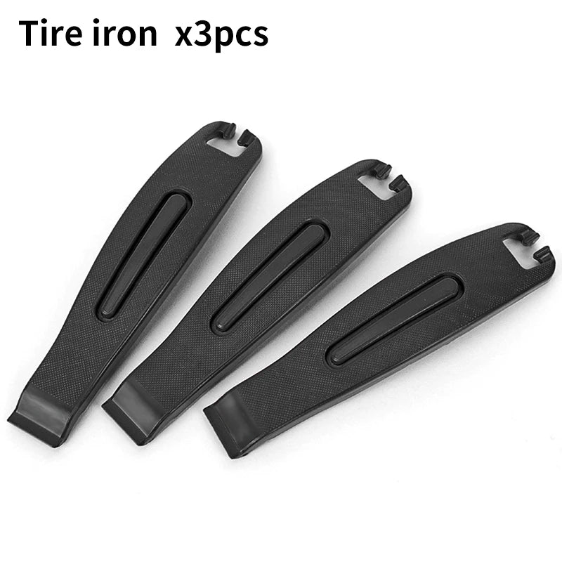 LEBYCLE 3PCS Bicycle Tire Lever MTB Road Bike Tire Pry Bar Ultralight Bike Tire Change Rim Spoon Cycling Crowbar Removal Tools
