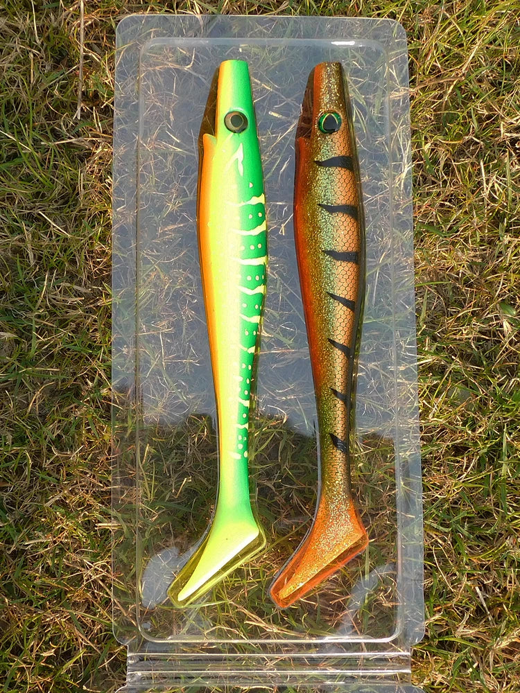 ESFISHING Big bait fishing lure 200mm hog shad sea fishing for pike trout perch soft baits saltwater leurres souple swimbait