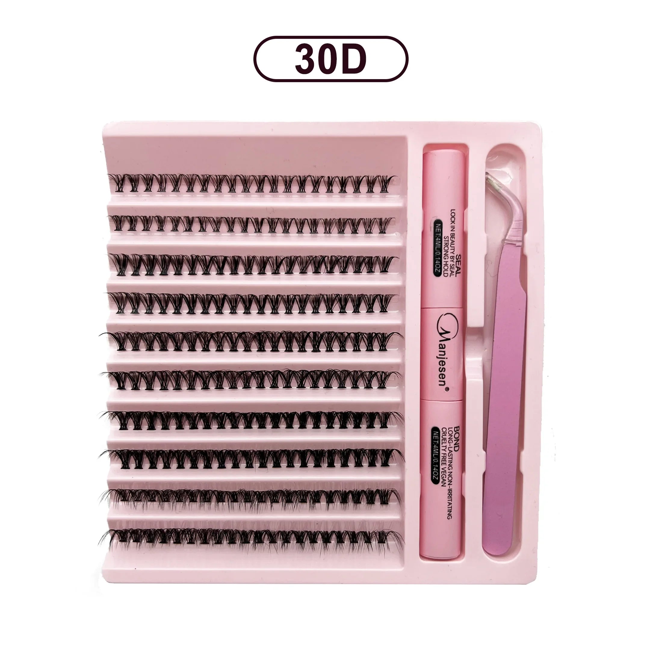 DIY Lashes Extension Kit Eyelashes 200 PCS Clusters Lash Bond and Seal Makeup Tools for Gluing  Lashes Gluing Glue  Accessories