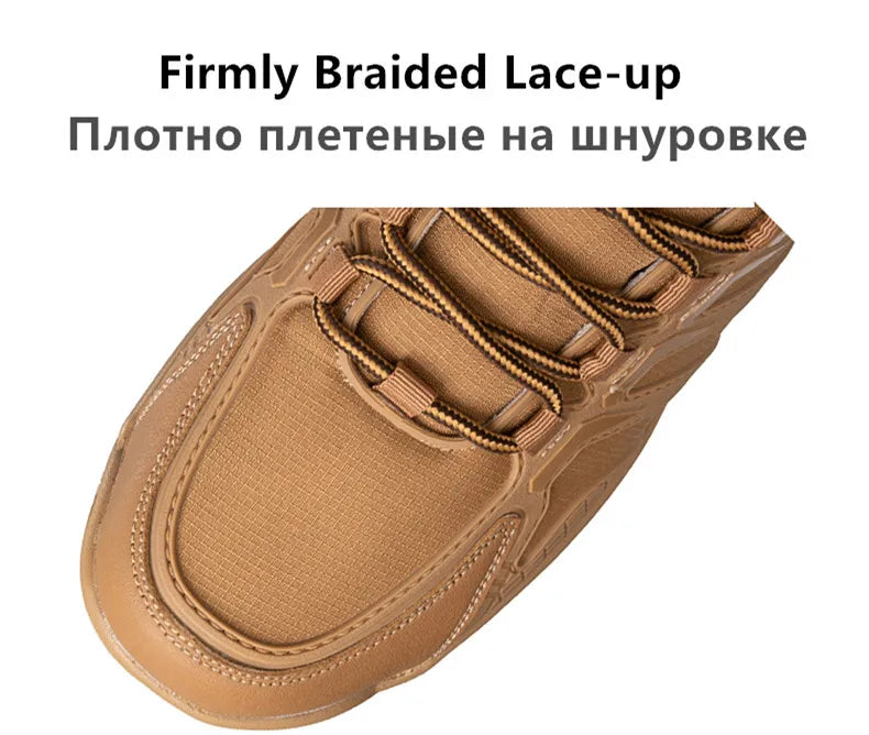 Fashion Men's Boots Comfortable High-top Boots Outdoor Non-slip Hiking Boots Lightweight Men Desert Boots Motorcycle Boots