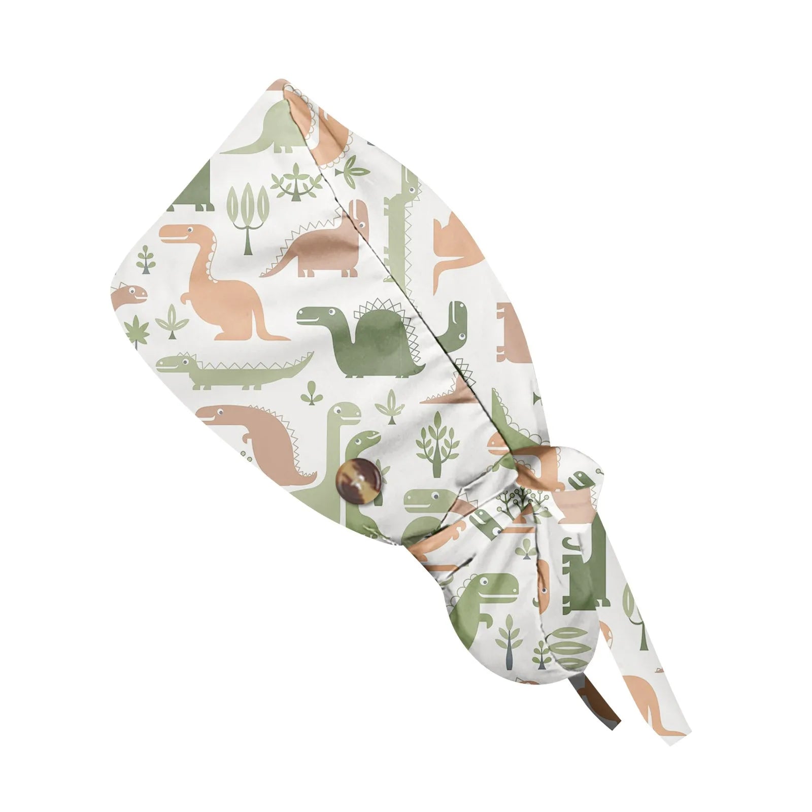 Long Hair Work Hat Fashion Cartoon Print Adjustable Work Cap Beauty Salon Nursing Cap Female Surgical Hat Scrub Caps Acces