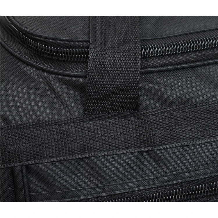 Large capacity luggage bag - multi pocket travel handbag, sports equipment bag, zipper closure