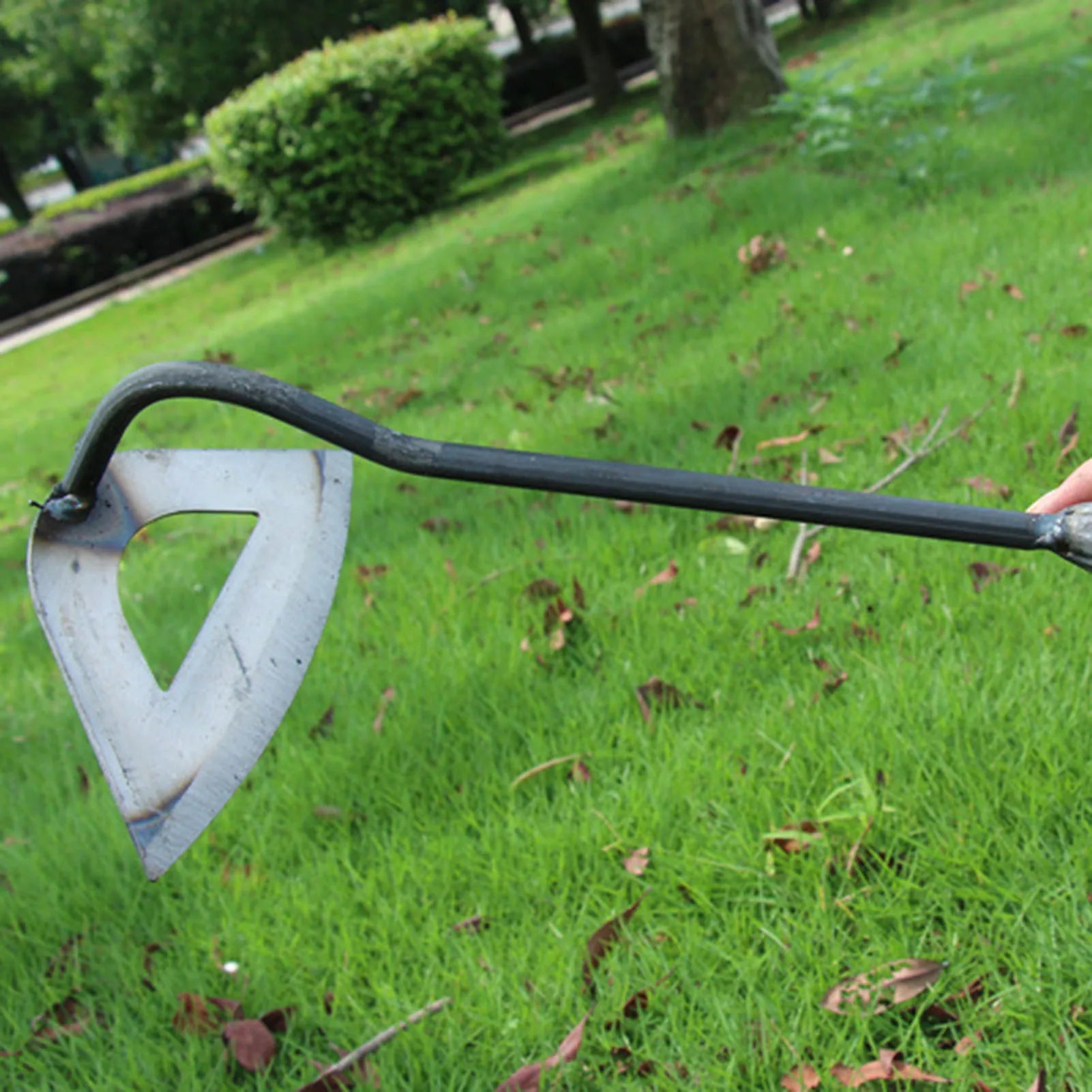 Garden Hoe Weeders Carbon Steel Gardening Hook and Weeding Tool Dual-Purpose Hardened Weeding Hoe for Easily Removing Weeds