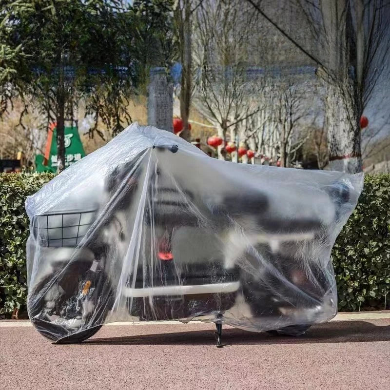Bicycle Cover Disposable Waterproof Dustproof Cover Dust Transparent Motorcycle Covers Bike Protective Gear Bycicle Accessories