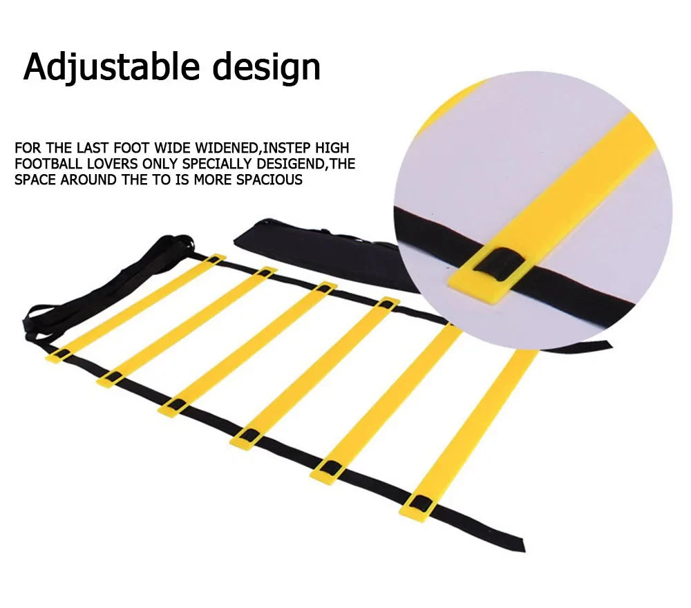 Agility Training Football Soccer Equipment, Fitness Training Disc Cones Ladder Chute Running Umbrella for Speed Balance Footwork