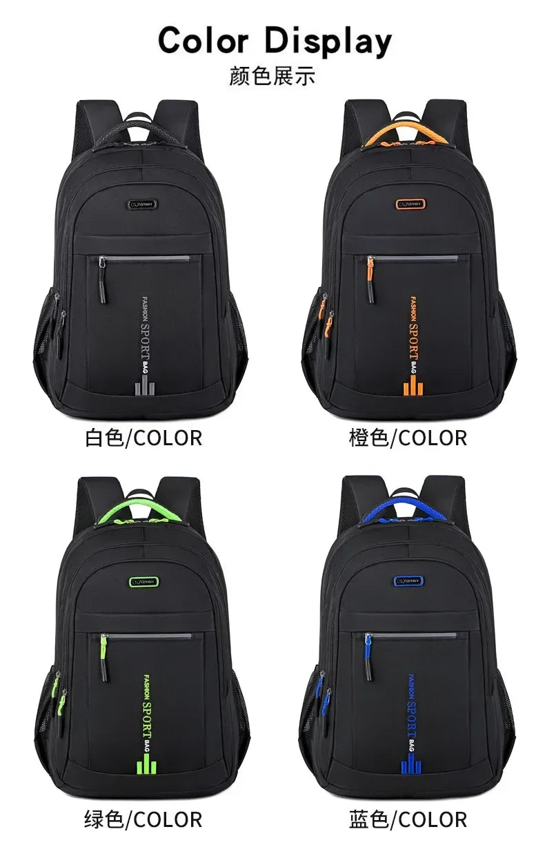 Men's Backpacks Oxford Waterproof Rucksack Business Computer Bag Casual Travel Backpack Senior High School Student Schoolbag sac