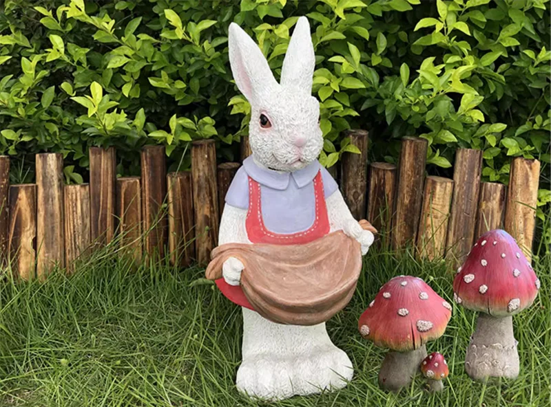 Garden Creative Simulation Mushroom Resin Decoration Items Outdoor Courtyard Lawn Accessories Kindergarten Landscape Ornaments