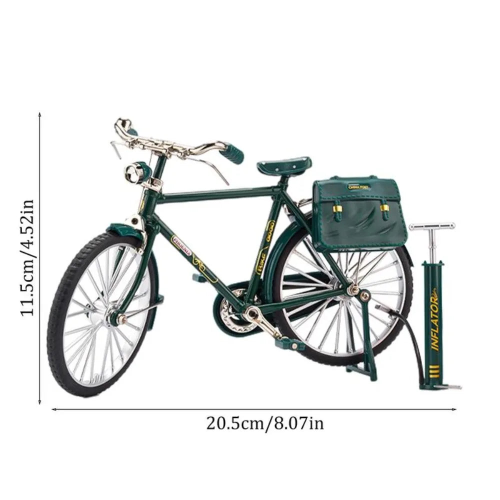 Bike  Miniature Model Cycling Figurine Retro Bicycle  Retro Bicycle Model  Simulation Bicycle Vintage Bicycle Model