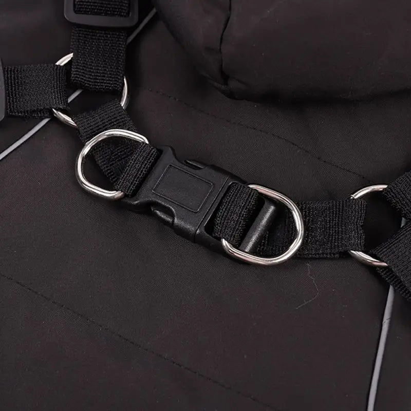UBBT Winter Pet Dog Harness Jacket Doggie Fleece Coat Warm Dog Clothes Hoodie Hooded Coat Pet Warm Clothing For Small Large Dogs