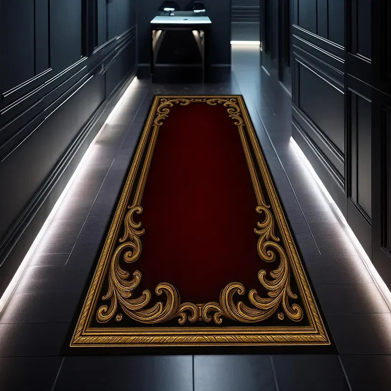 Deep Hole Rug 3D Runner Rug Crack Rug Vortex Rug Optical Illusion Rug Runner Hallway Rug 3D Look Rug Crack Runner Hotel Carpet