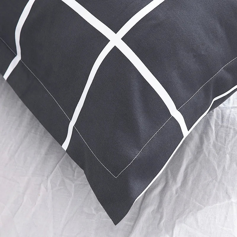 NEW Twin Bedding Pillowcase Cotton 1.2/1.5/1.8 Meters Long Pillows Case Geometric Print Bedding Sets for Lovers Wedding Pillows