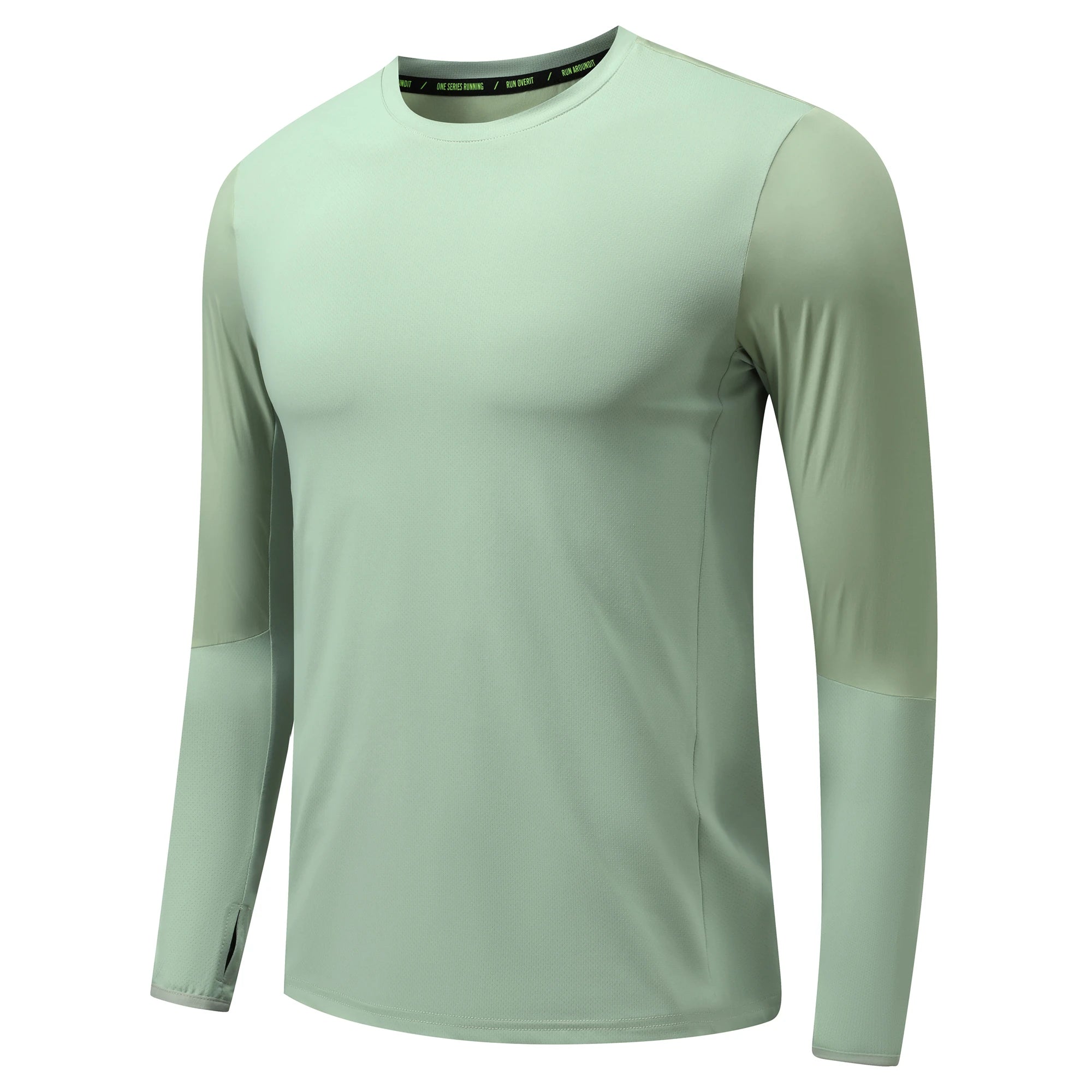 Men Athletics Tops Long Sleeve Running Shirts Mens Sport Soccer Hiking Fitness Cycling Gym T Shirts Clothing Elastic Breathable