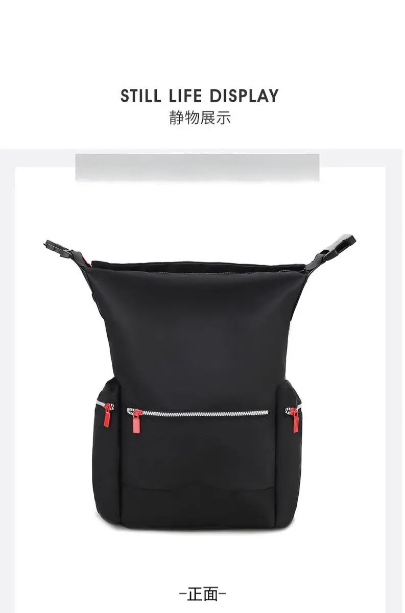 Backpack Computer Bag Student Schoolbag Simple Fashion Carry-on Bag Luggage Bag Lightweight Large
