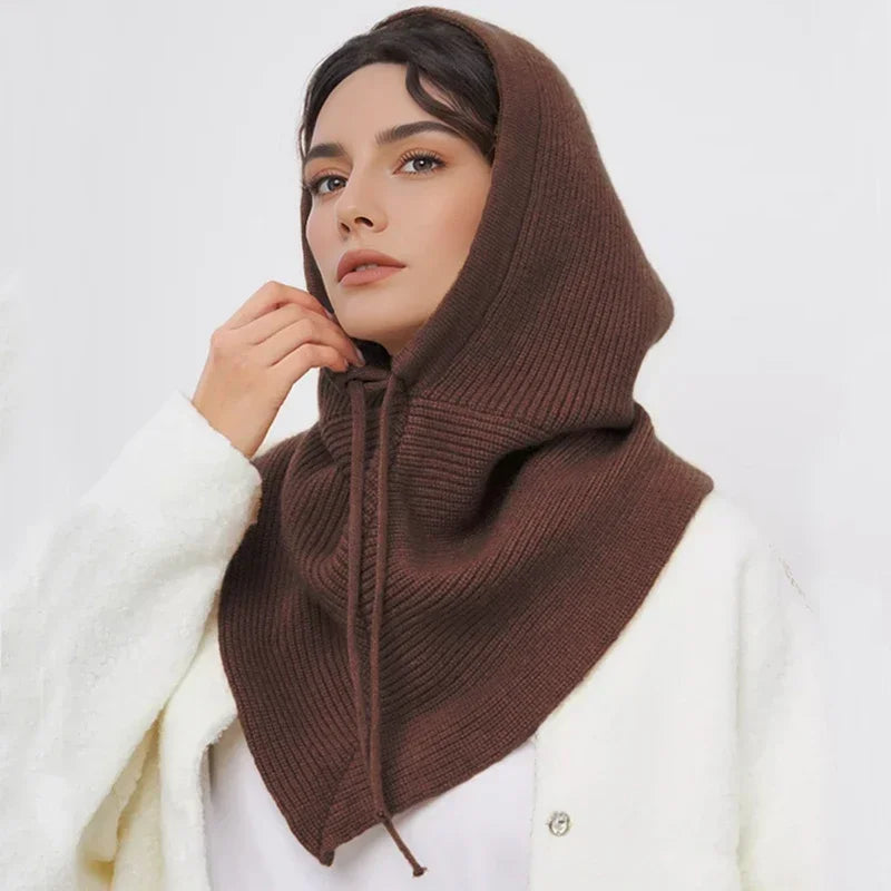 Winter Ladies Hat Scarf Y2k Balaclava Hat Knitted Hats Outdoor Warm One Collar Children's Hats Hats Men Hats Winter Accessories