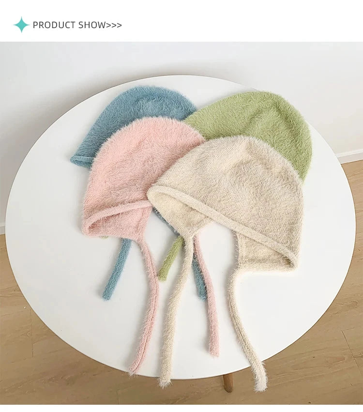 Beanies,Winter Fashion Knitted Hat Stacking Knitted Bonnet Caps Hip-Hop Soft Warm Winter for Women Girls