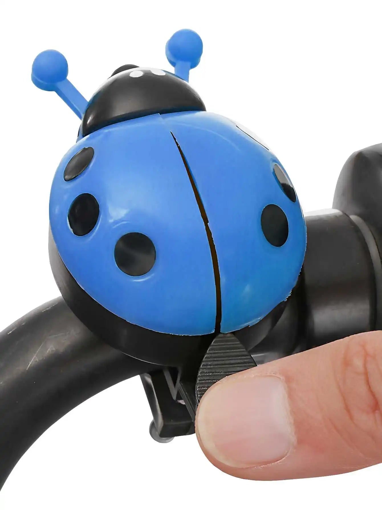 Bicycle Bell Cute Children's Ladybug-Shaped Bicycle Accessory Available in Multiple Colors Suitable for Use While Riding