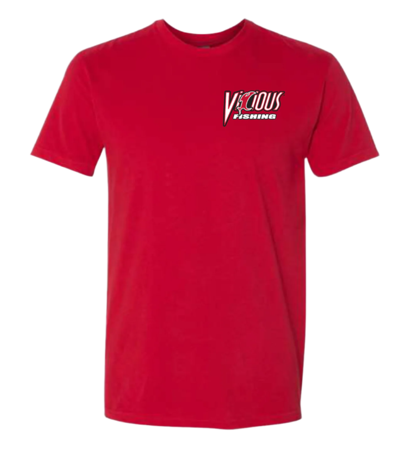 Vicious Classic "Get Vicious" Logo Tee - Premium Red