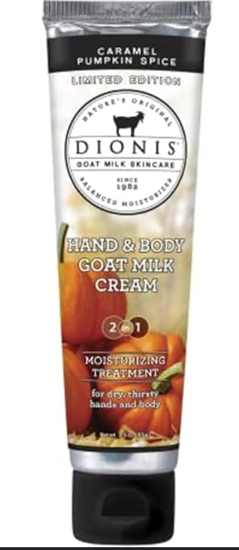 Dionis Goat Milk Hand Cream- (Caramel Pumpkin Spice)
