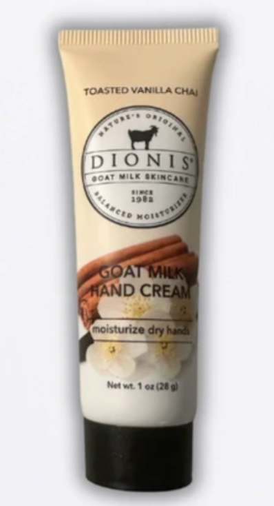 Dionis Goat Milk Hand Cream- (Toasted Vanilla Chai)