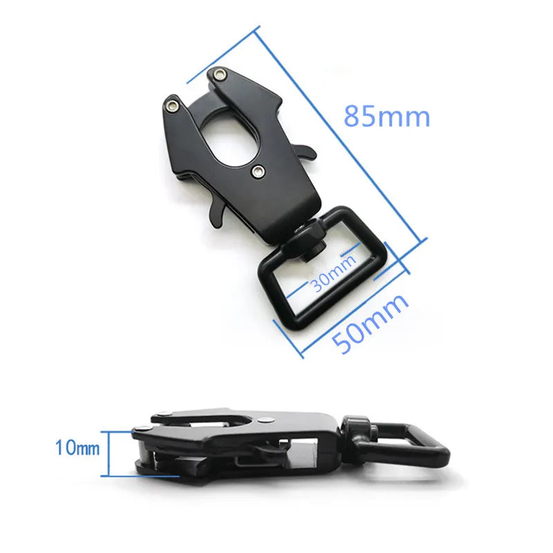 Frog clip, heavy duty quick release and locking dog leash buckle for attaching pet collars outdoor cable Accessories