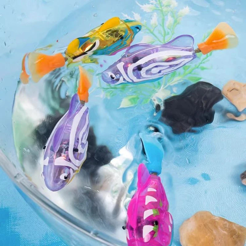 Pet Toys Teasing Cat Electronic Swimming Fish Cat Fun Pet Toys Lighting Simulation Electronic Sensing Fish