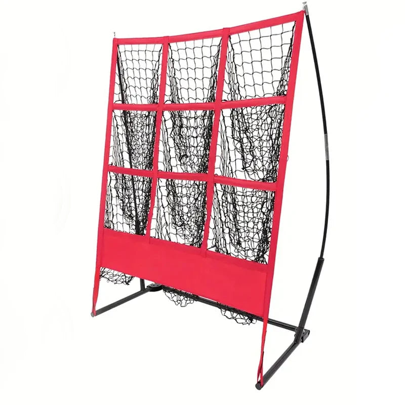 1 Nine-Square Indoor/Outdoor Baseball Practice Net Training Equipment For Baseball Players