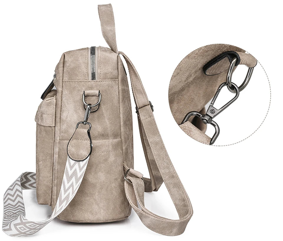 Fashion Backpacks Women Shoulder Bag Big Travel Bagpack Ladies Daypacks Large School Bags High Quality Leather Rucksacks Female