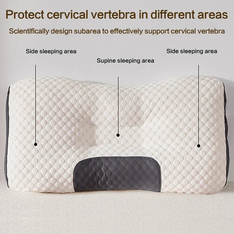 1/2/4 Pcs Bedding Sleep Pillow Neck Pillow with Elasticity and Non Collapse Soft Neck Protection Sleeping Pillow Neck comfort
