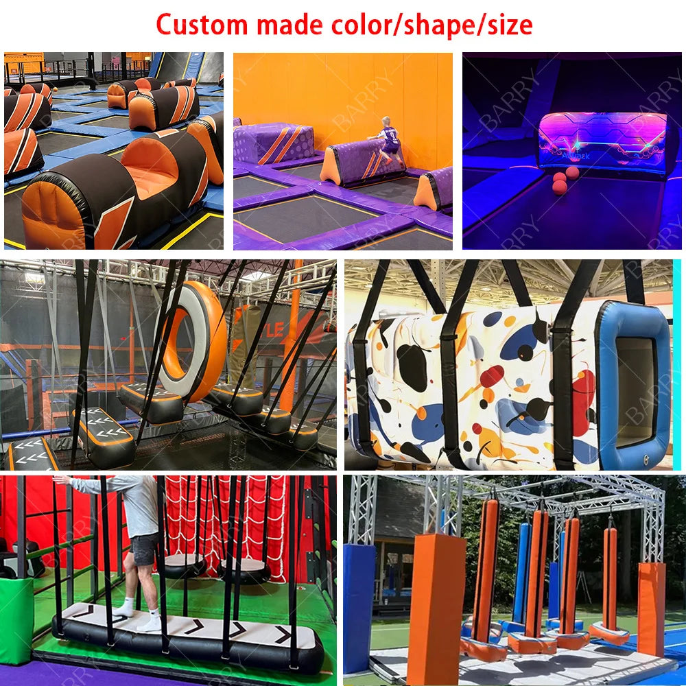 Indoor Outdoor Trampoline Park Parkour Blocks Gym Training Equipment Airtrack Obstacle Set for Sale