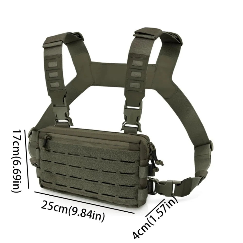 Sports Lightweight Backpack Equipped with System Multi-Functional Recon Kit Bag Outdoor Tool Kit Front Pouch Travel