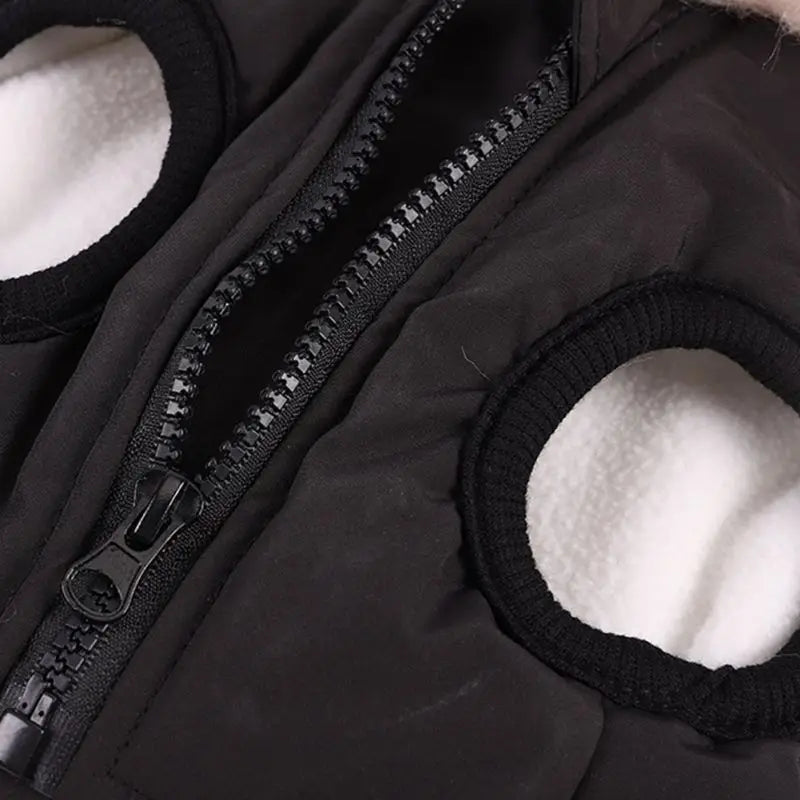 UBBT Winter Pet Dog Harness Jacket Doggie Fleece Coat Warm Dog Clothes Hoodie Hooded Coat Pet Warm Clothing For Small Large Dogs