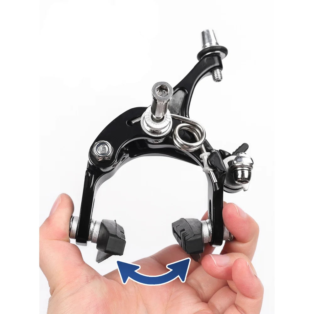 LEBYCLE Universal Bicycle Brake Caliper - Long Arm C-Type Road Bike Brake for Fixie/Fixed Gear, Front & Rear Compatible