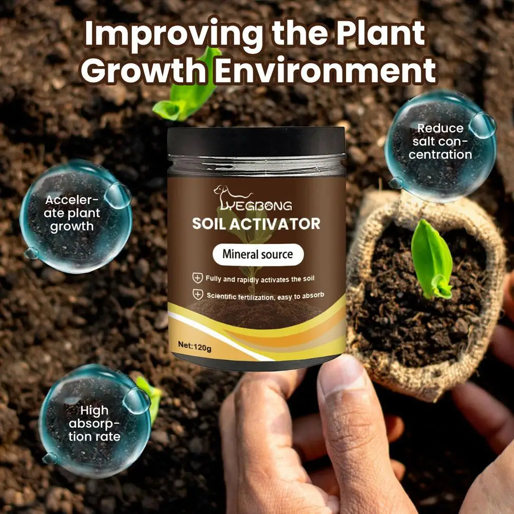 Garden Soil Conditioner Mineral Source Activator For Prevent Soil Compaction Promote Rooting Flower Plant Fertilizer Nutrient