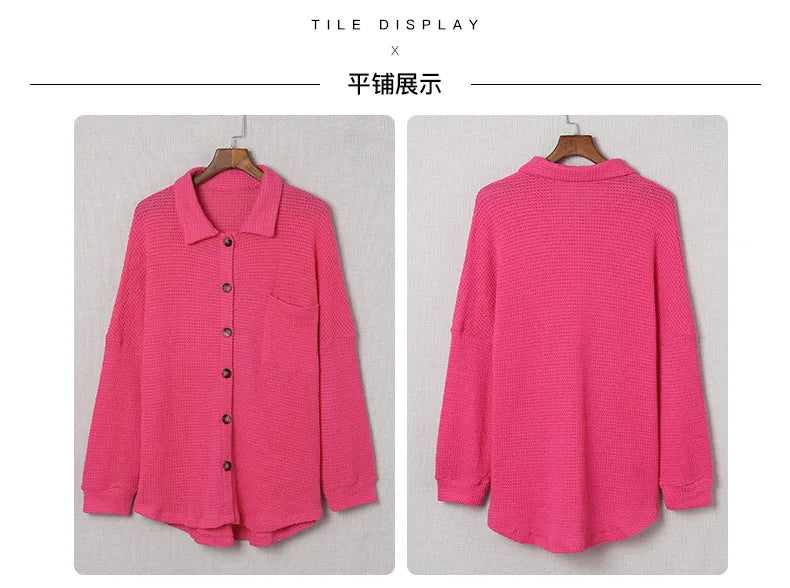 Long Sleeve Casual  Oversize Blouses Shirts For Women Turn-down Collar Jacket Spring Autumn Blouse Boho Beach Cover-up Blusas