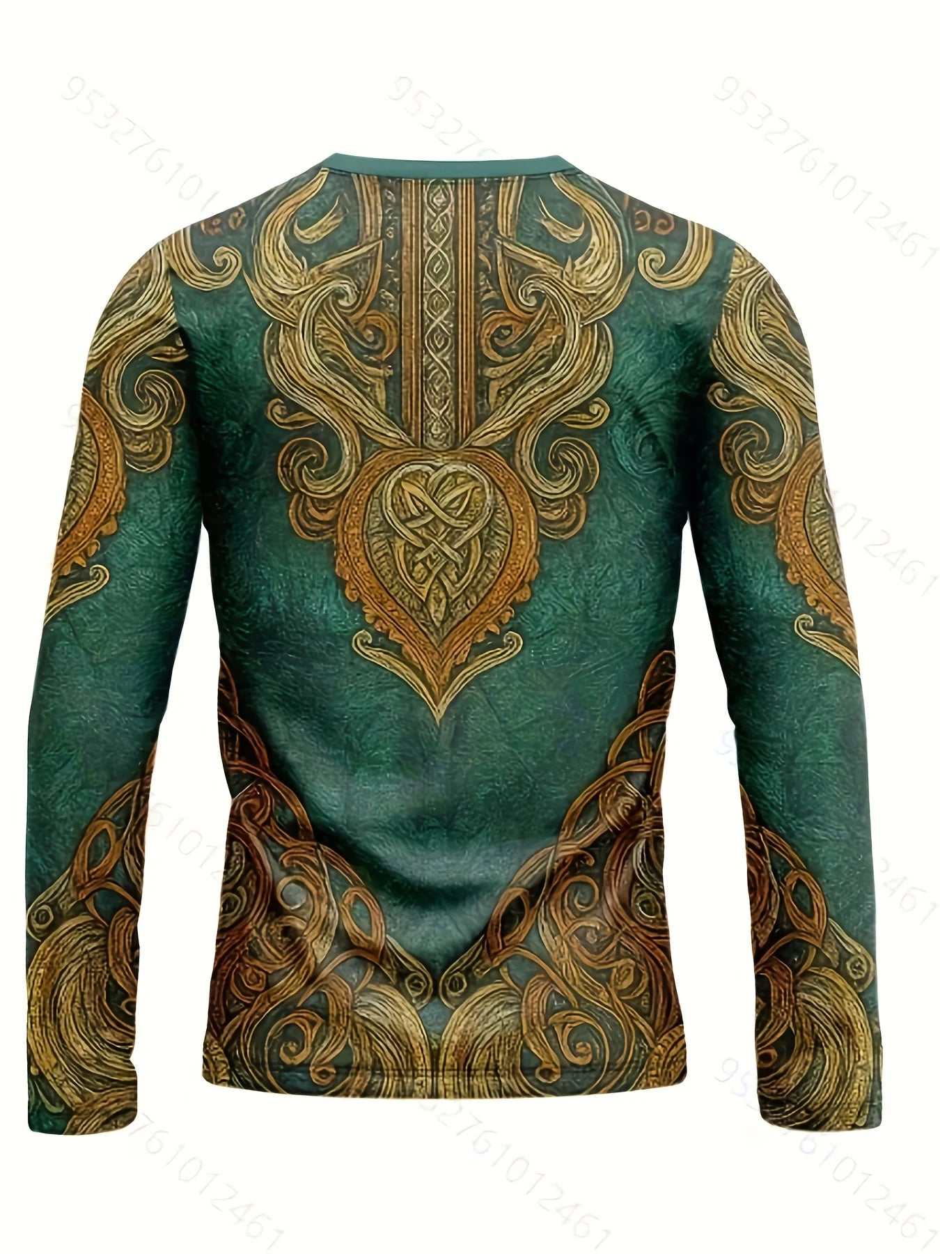 Men's Long Sleeve T-shirt 3d Totem Print T-Shirts Men Women Fashion Fitness Tops Tees Outdoor Top Camo Clothing
