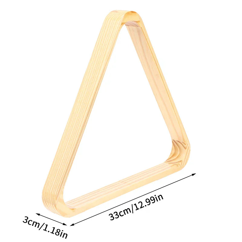 Sports Wooden Billiard Ball Rack Billiards Balls Frame Table Top Tripod Games Balls Holders Triangle Racks Cue Pool Organizer
