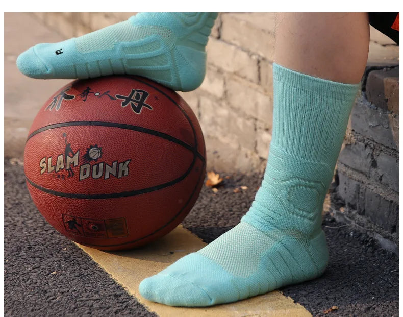 Men Sports Sock Women Breathable Compression Crossborder Supply Running Riding Cycling Knee Basketball Biking Hockey Soccer W101